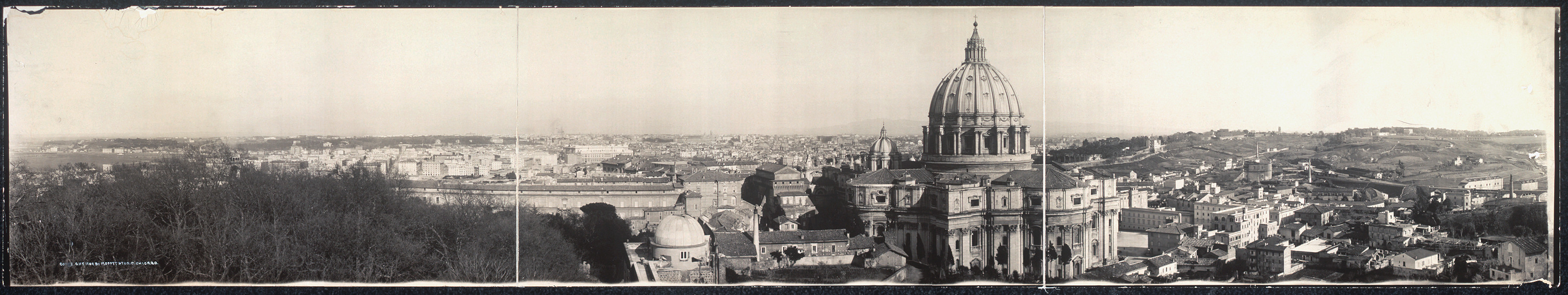 Rome from Vatican Observatory, Italy, 1910, 1910 — historic image