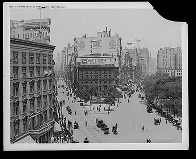 Up Broadway and Fifth Avenue, New York, N.Y.