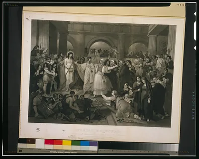 Christ rejected / the original by B. West, 1819 ; engraved by John Sartain, Phila., 1870.