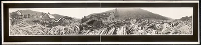 Emporium Lumber, Austin, flood, Pennsylvania, 1911