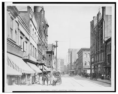 Whitehall Street - shopping district