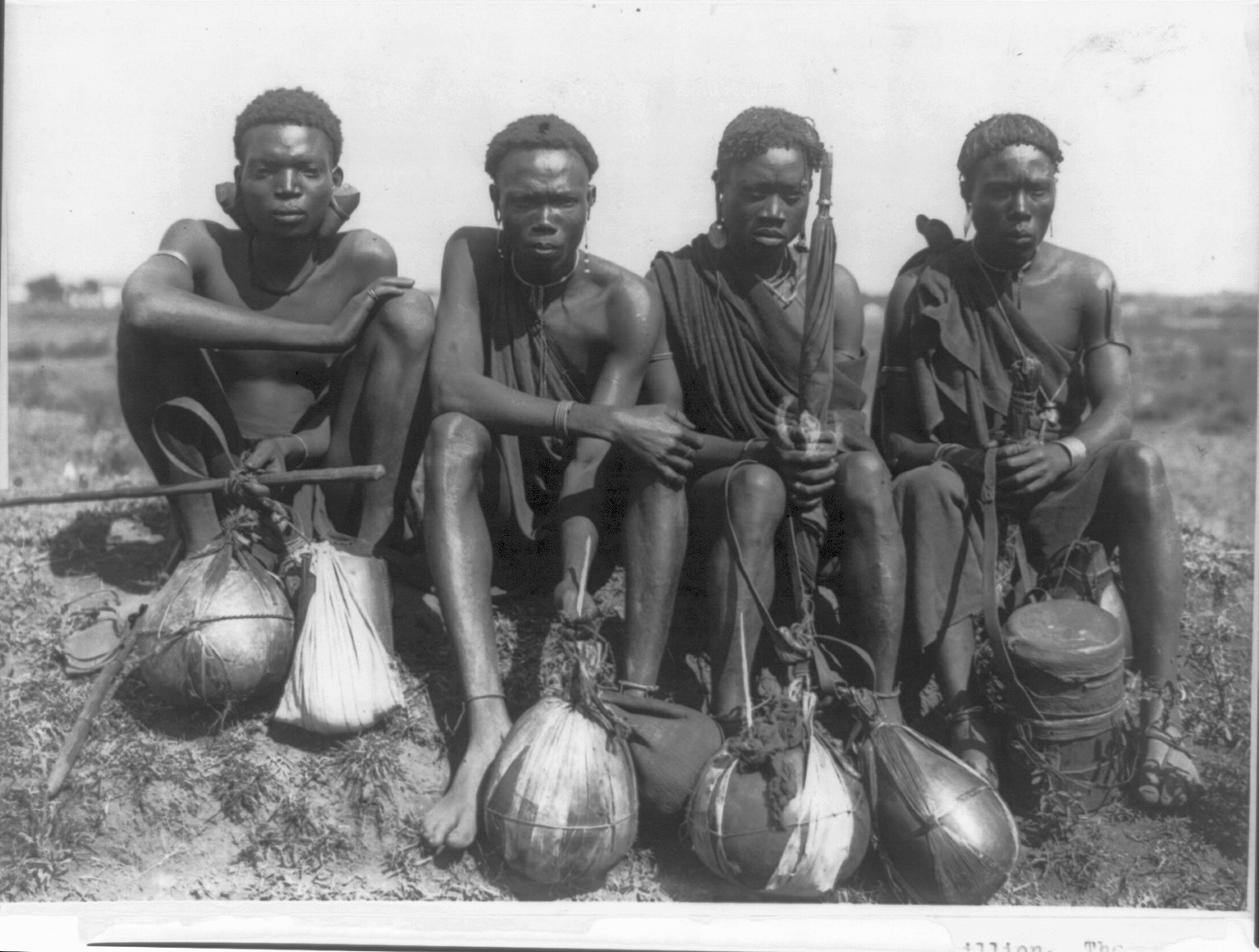 Man of the Kikayu tribe, British East Africa, [between 1890 and 1923] — historic photograph