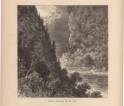 Delaware Water-Gap, from the South