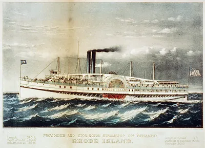 Providence and Stonington Steamship Co's. steamer, Rhode Island
