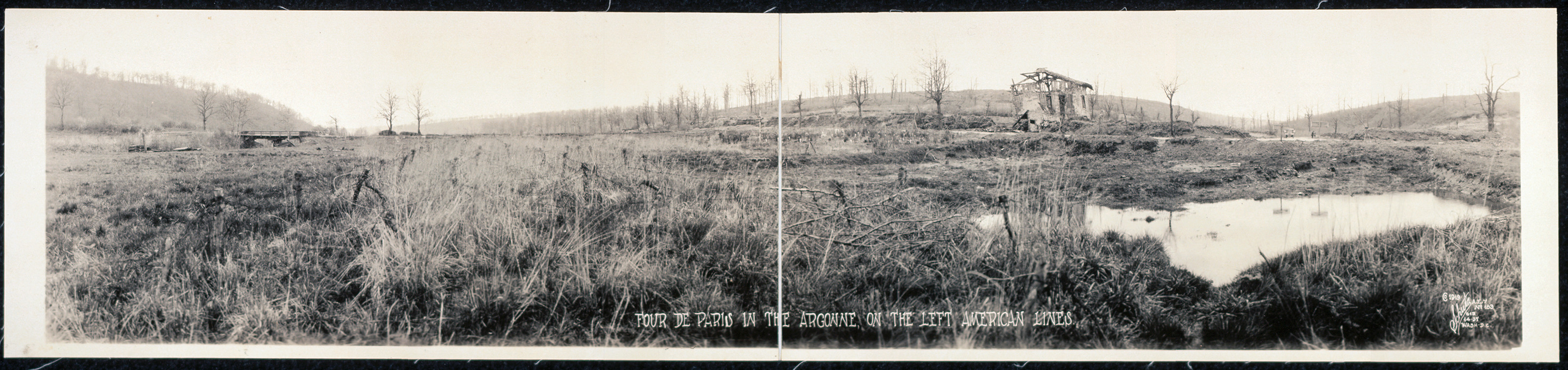 Four de Paris in the Argonne, France, 1918, 1918 — historic image