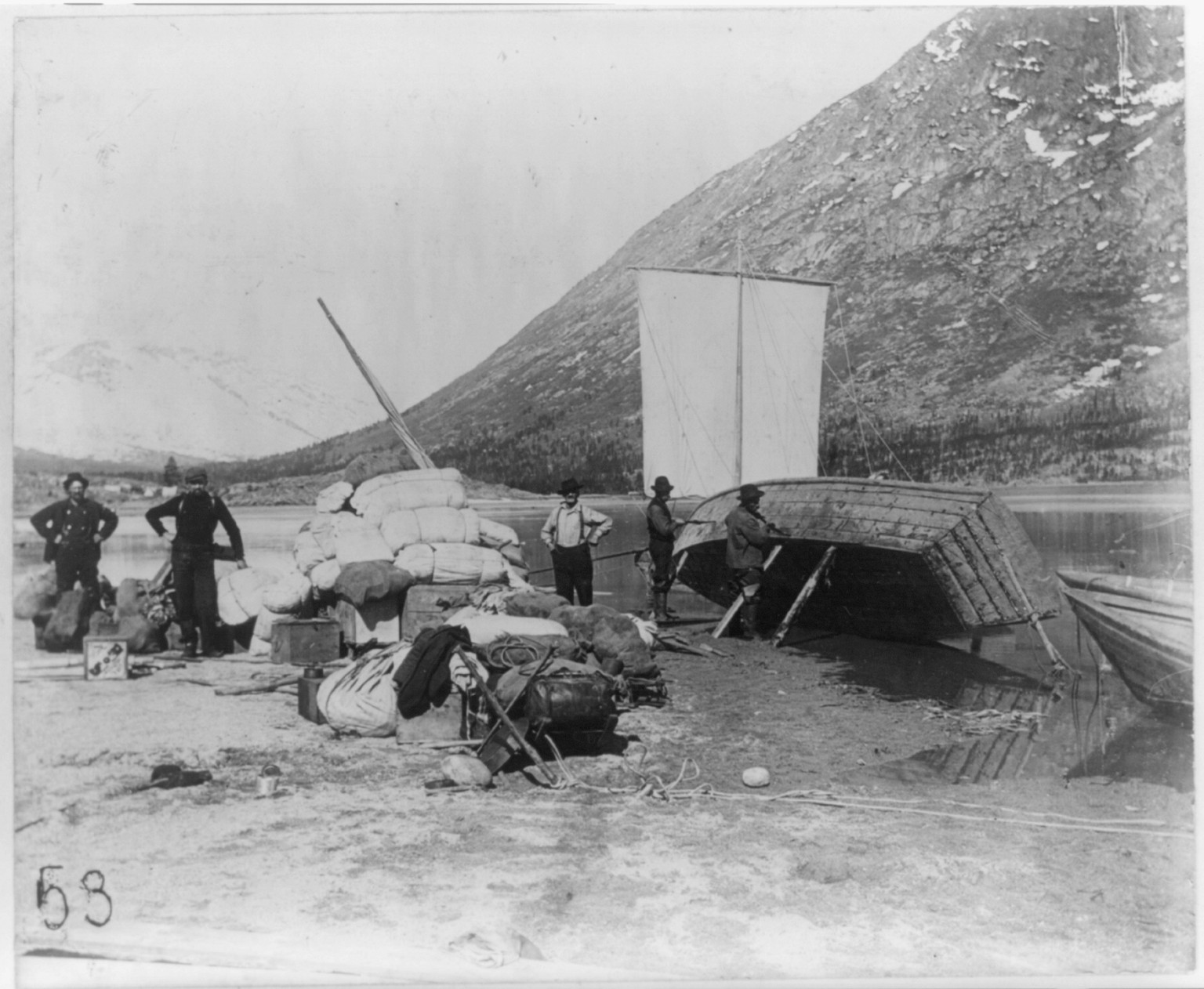 The result of a leak, c1897 Dec. 10. — historic photograph