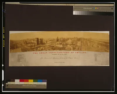 The Great conflagration of Chicago. October 8th and 9th, 1871
