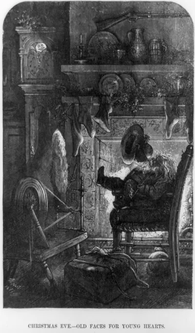Christmas Eve--old faces for young hearts / Th. Nast, 1877.
