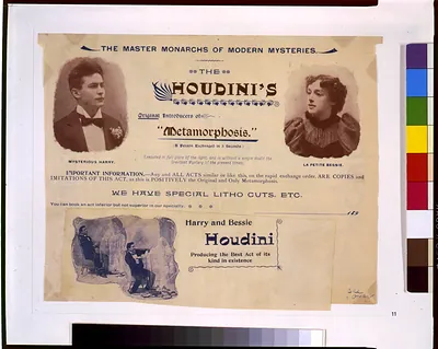 [The Houdinis perform Metamorphosis]
