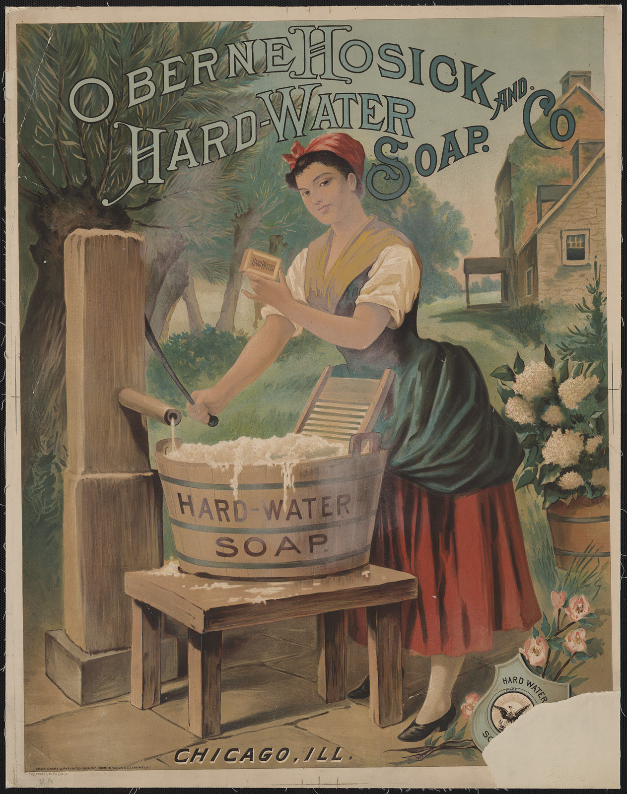 Oberne Hosick and Co. Hard-Water Soap, Chicago, Ill. — historic image