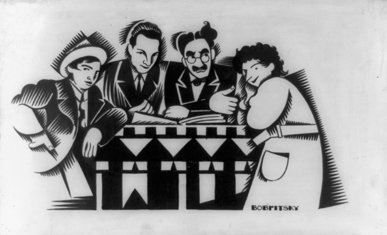 [The Marx brothers] — historic drawing