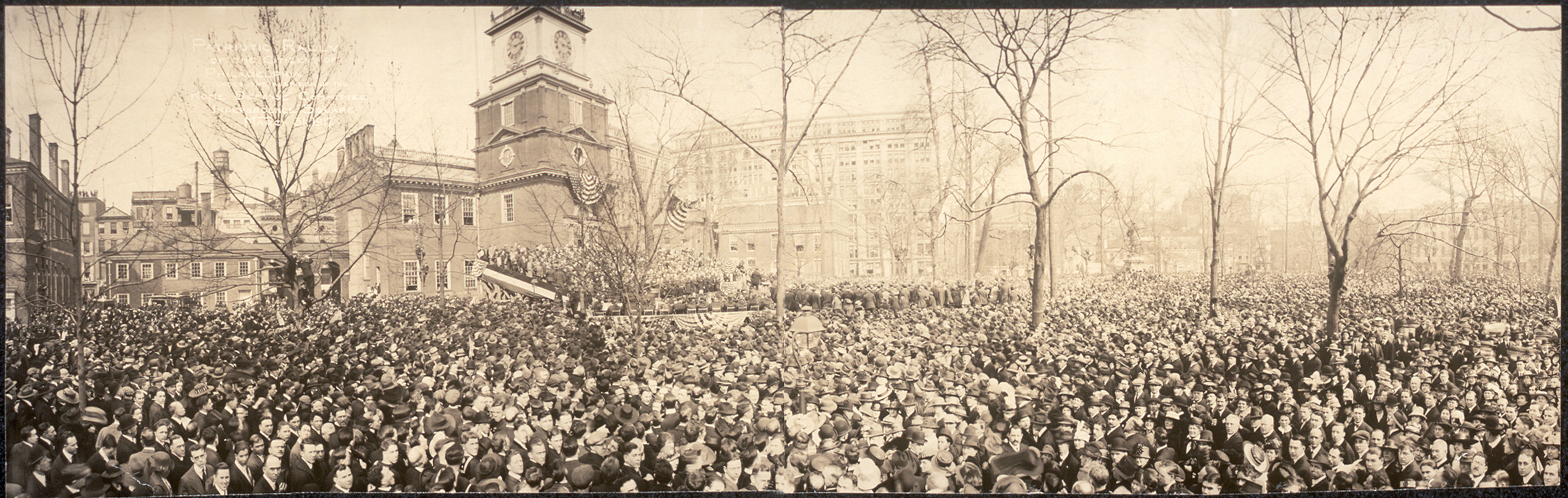 Philadelphia Indedence Square, Pennsylvania, 1917, 1917 — historic image