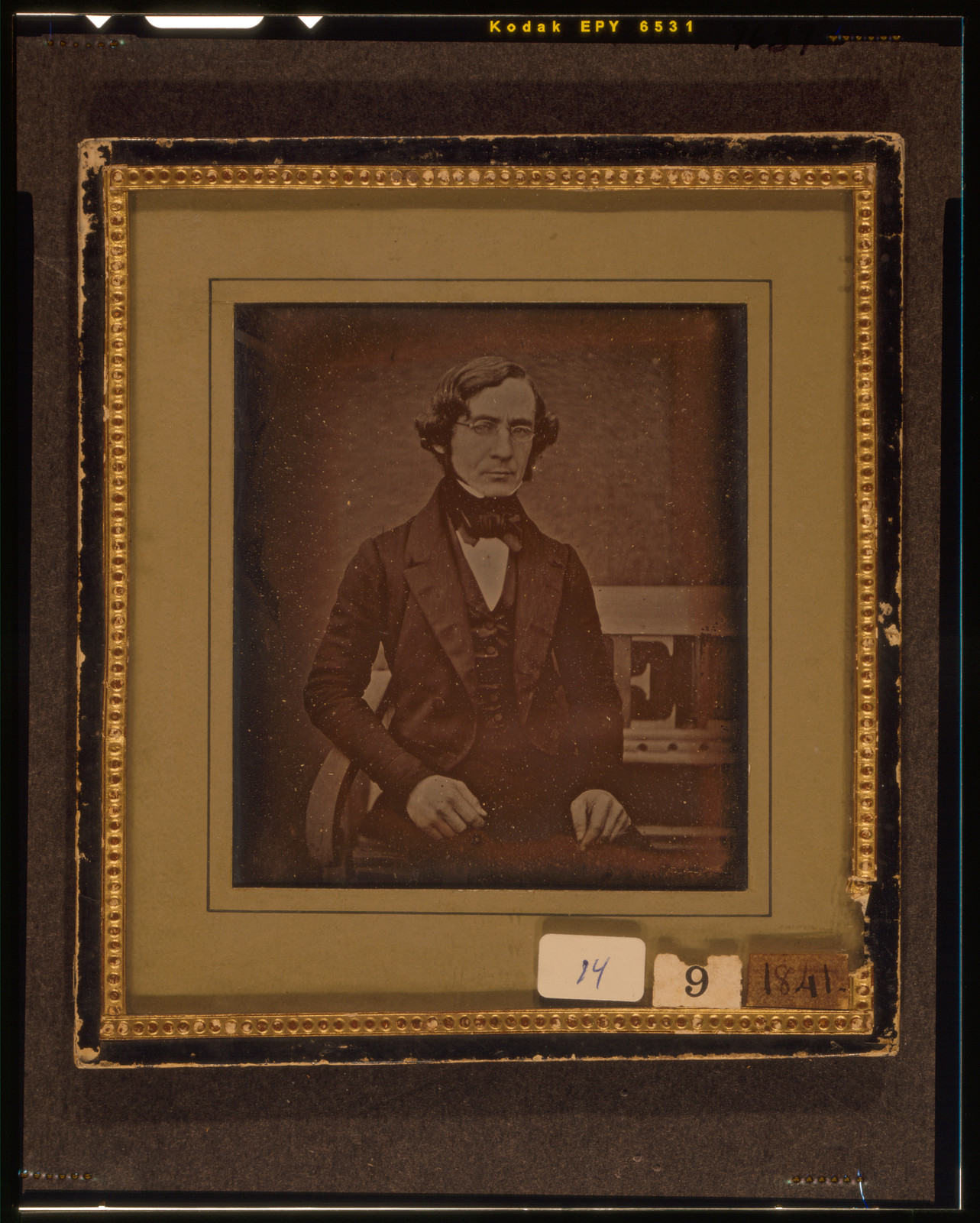 [William Young McAllister, three quarter length portrait, facing front, 1841 Sept. 13. — historic photograph