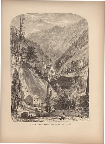 Mauch Chunk, from Foot of Mount Pisgah