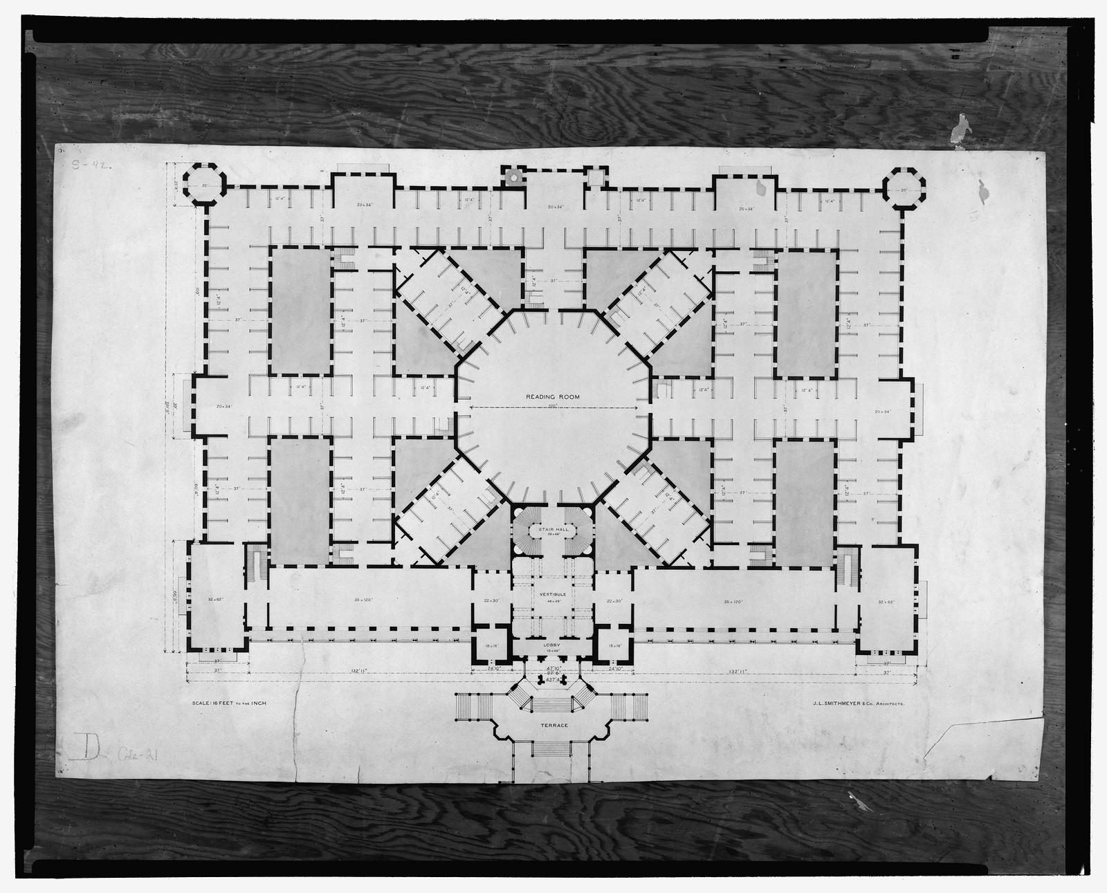 [Library of Congress (National Library") Washington D.C. Plan, 2002709246 — historic image