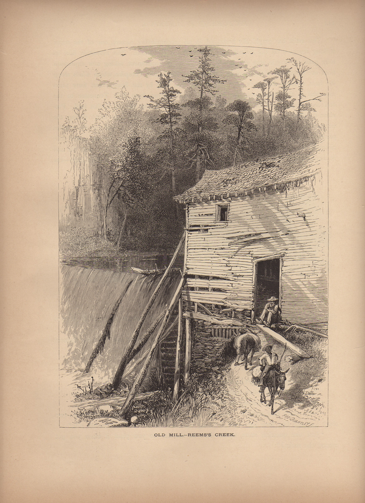 Old Mill - Reems's Creek — historic image