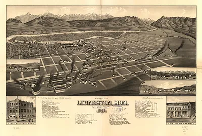 Livingston, Montana, 1884