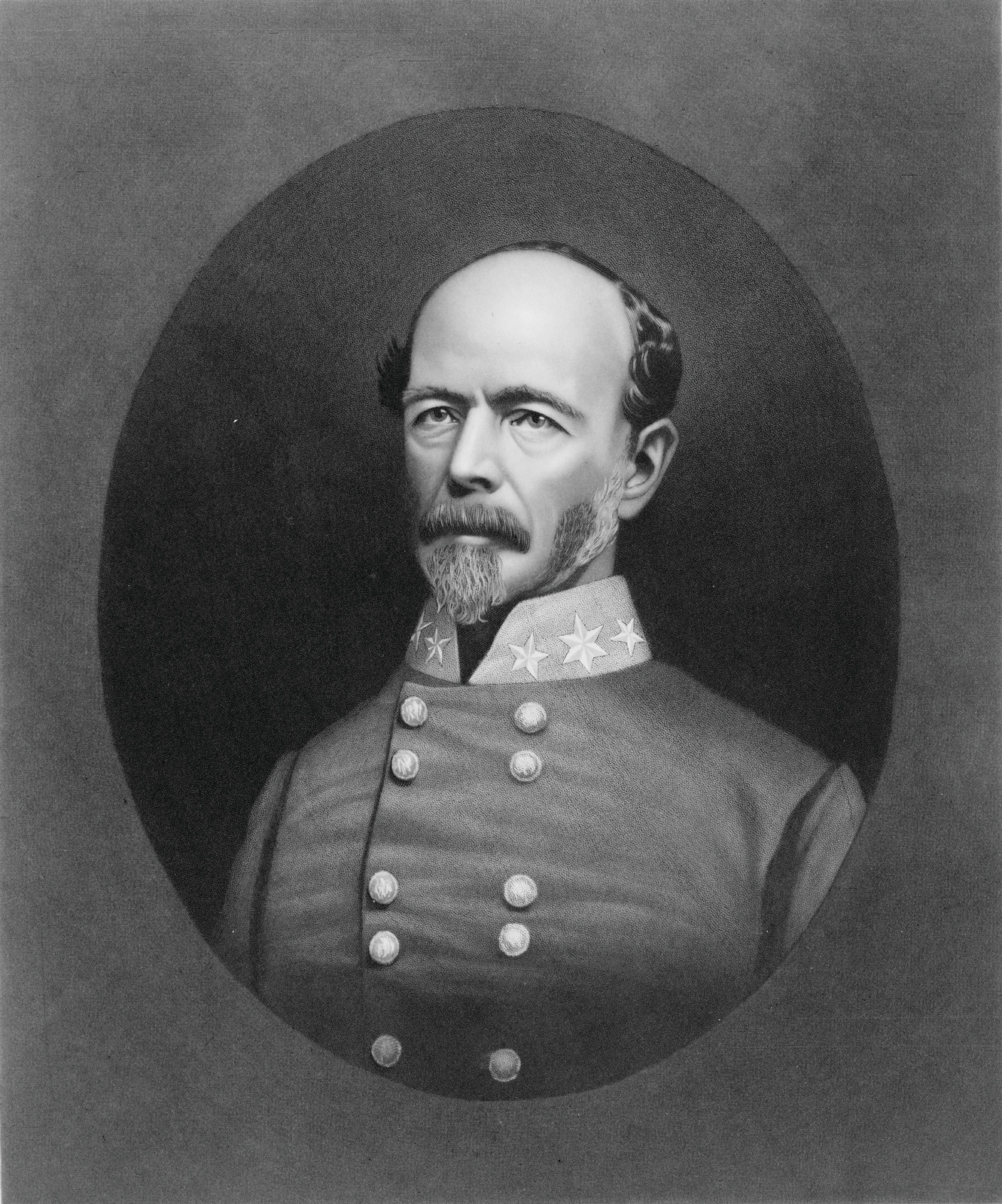 Joseph E. Johnston, Philadelphia : William Sartain, [between 1860 and 1890?] — antique engraving