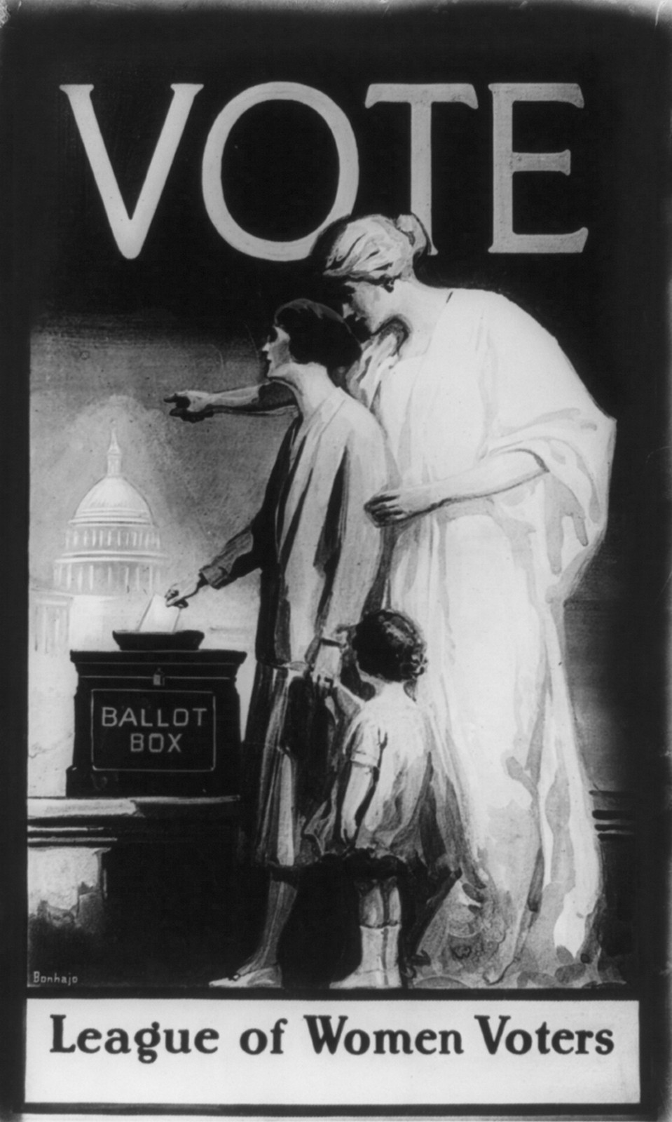Vote. League of Women Voters, [between 1920 and 1925(?)] — historic photograph