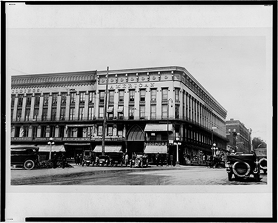 The beginning of the Woolworth stores in Watertown New York, 1929 — historic photograph