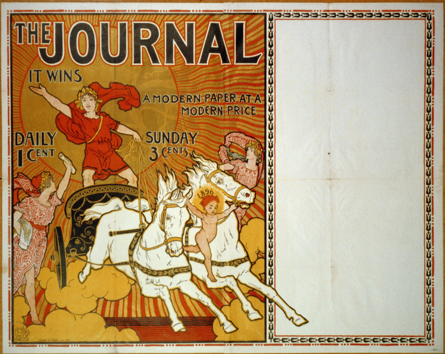 The journal / LJR., N.Y. : Liebler & Maass lith., 1896. — vintage poster