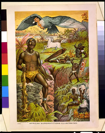 African superstitions illustrated