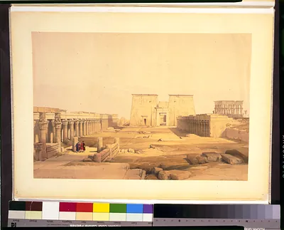 Grand approach to the Temple of Philae--Nubia / David Roberts, R.A.