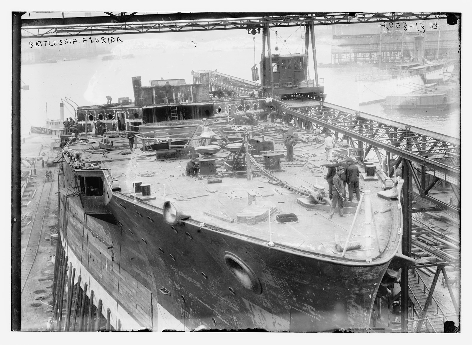 Battleship "Florida", n/a — historic photograph