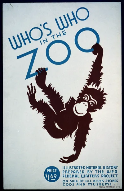 Whos who in the zoo Illustrated natural history prepared by the WPA Federal Writers P
