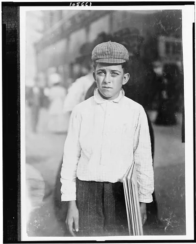Newsboy. Location: Indianapolis, Indiana.