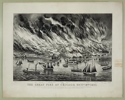 The Great Fire at Chicago, Oct. 8th 1871