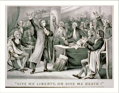 Give me liberty before the Virginia Assembly convened at Richmond
