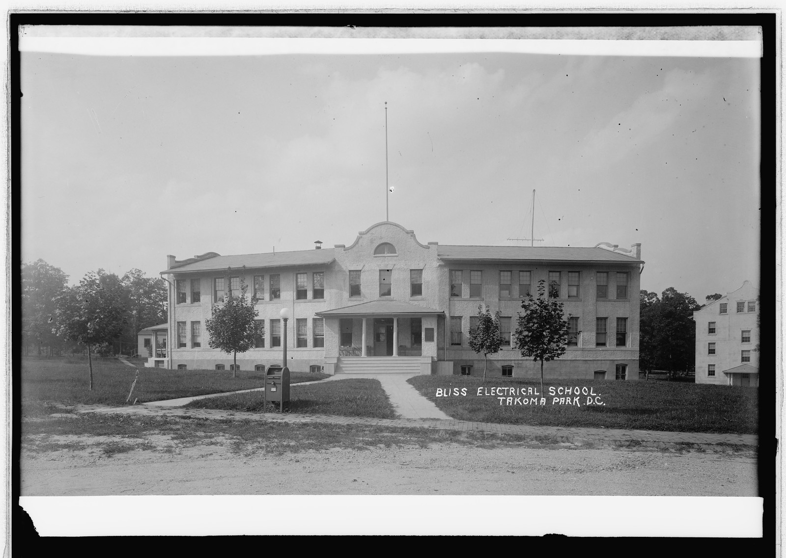Bliss Electrical School, Takoma Park, D.C., [between 1910 and 1926] — historic photograph