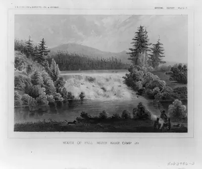 Mouth of Fall River near Camp 20
