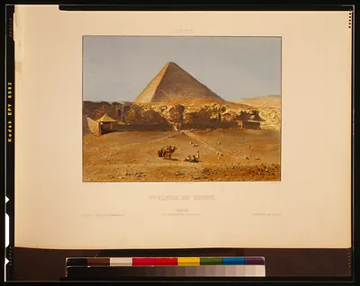 Pyramide de Cheops / daguérreotype, Lerebours ; imp. par Bougeard ; Riffaut, sc.