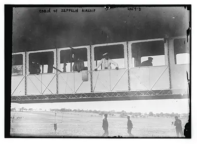 Cabin of Zeppelin airship