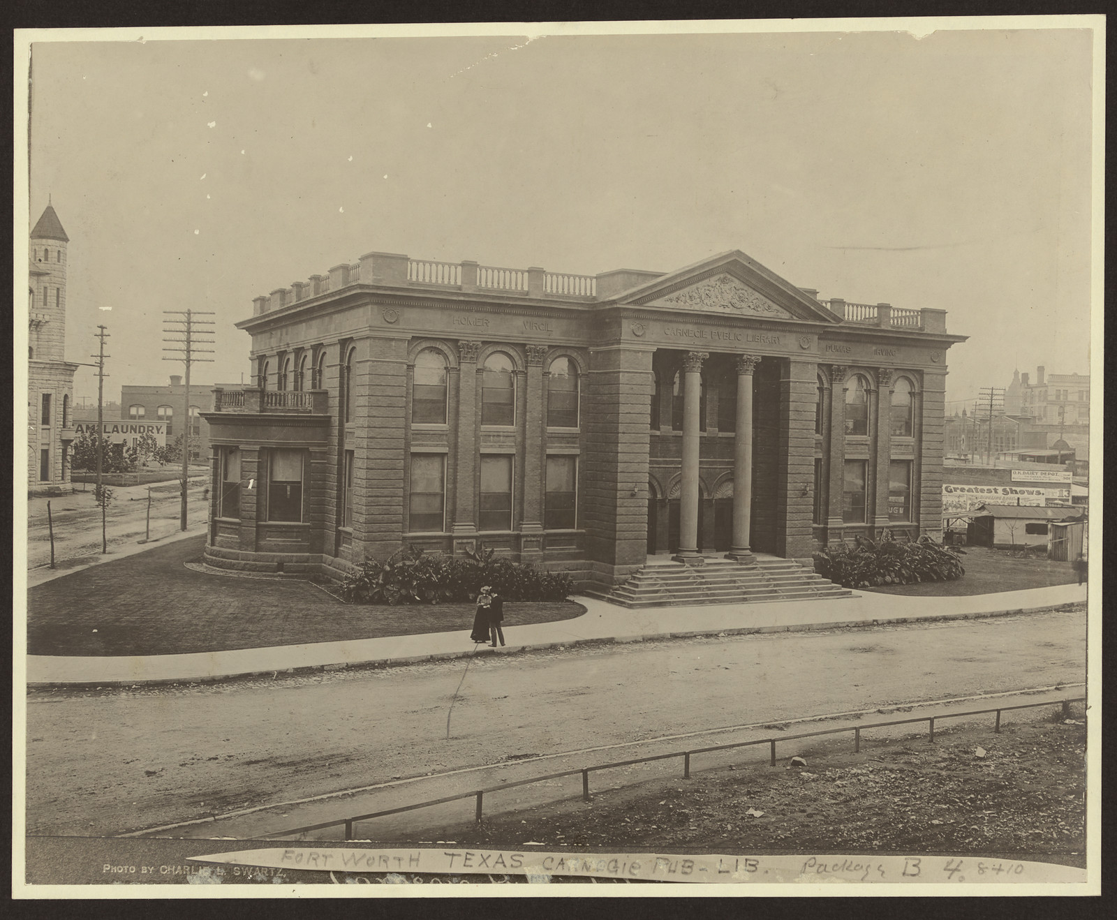 Carnegie Public Library, Fort Worth, Texas — historic image