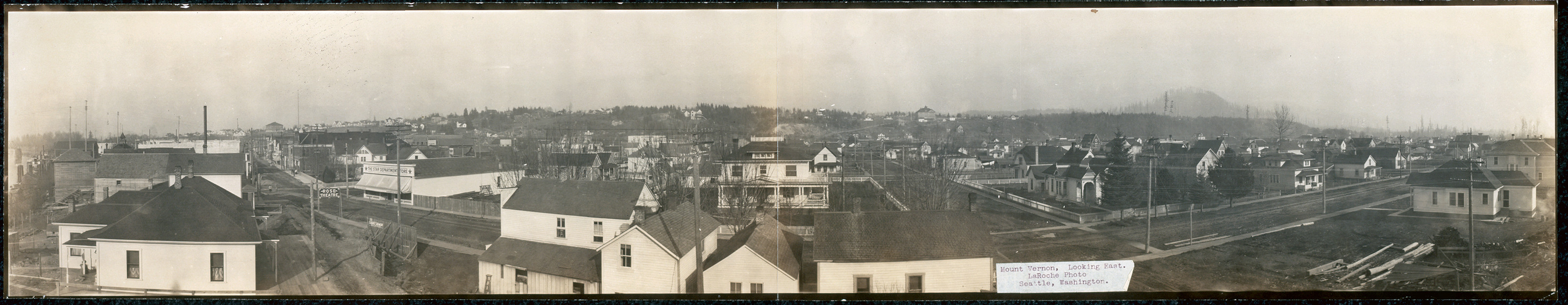 Mount Vernon, looking east, Washington, 1909, 1909 — historic image