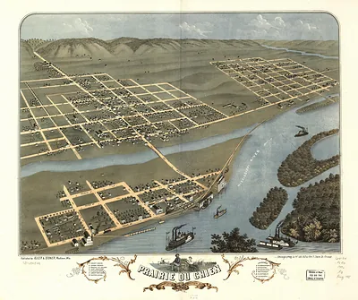 Prairie du Chien, Wisconsin, 1870