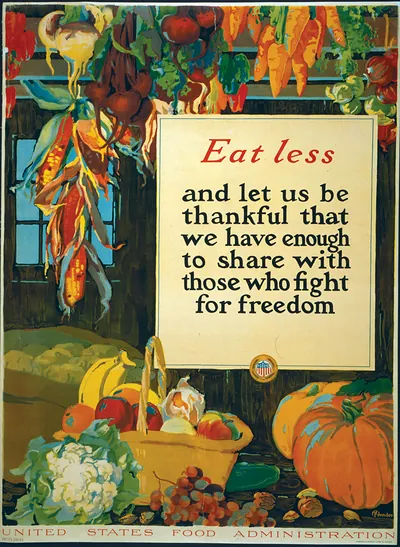 Eat Less, And Let Us Be Thankful That We Have Enough To Share