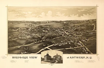 Antwerp, New York, 1888