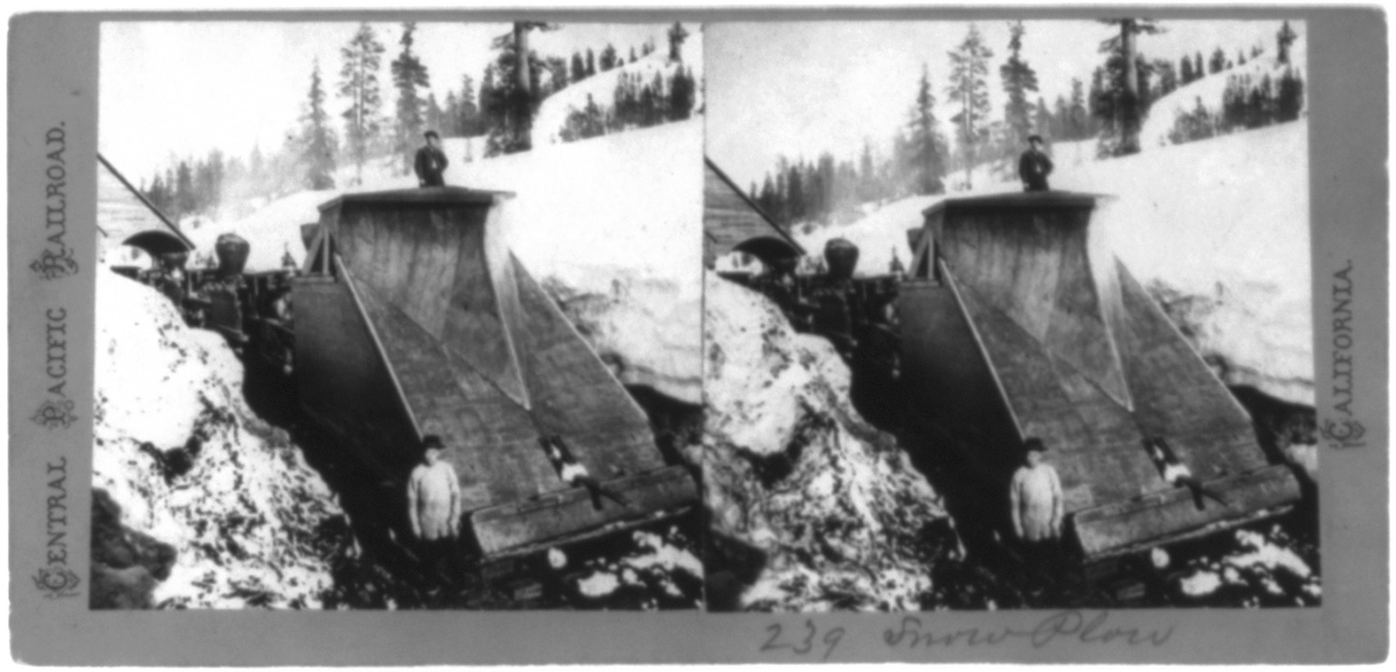 Snow plow, Sacramento, Calif. : Golden State Photographic Gallery, [between 1865 and 1869] — historic photograph