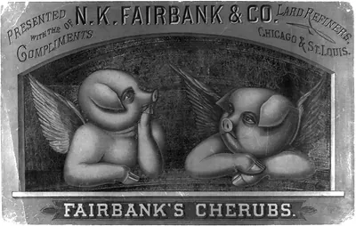 Fairbank's cherubs--Presented with the compliments of N.K. Fairbank & Co., lard refiners, Chicago & St. Louis