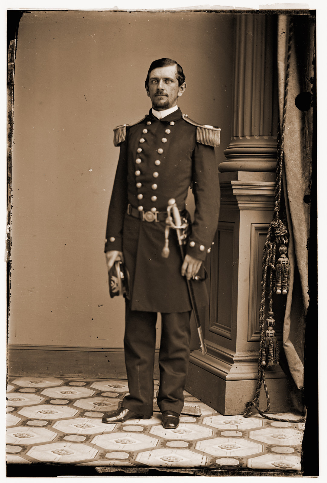 Surg. S.J. Jones U.S.N., 1860 — historic photograph