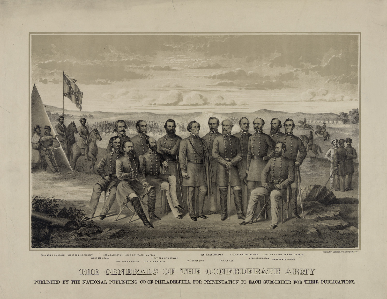 The Generals of the Confederate Army, c1879 Apr. 18. — historic print