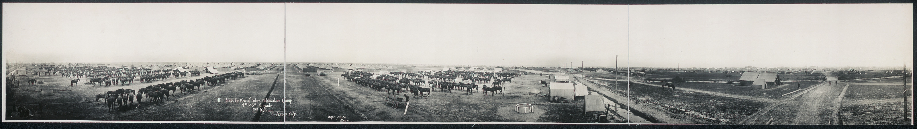 Mobilization camp 2nd Div Texas City, 1913, 1913 — historic image