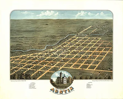 Austin, Minnesota, 1870