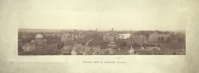 Birdseye view, Princeton Col, New Jersey