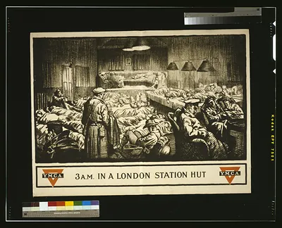 3 A.M. in a London station hut