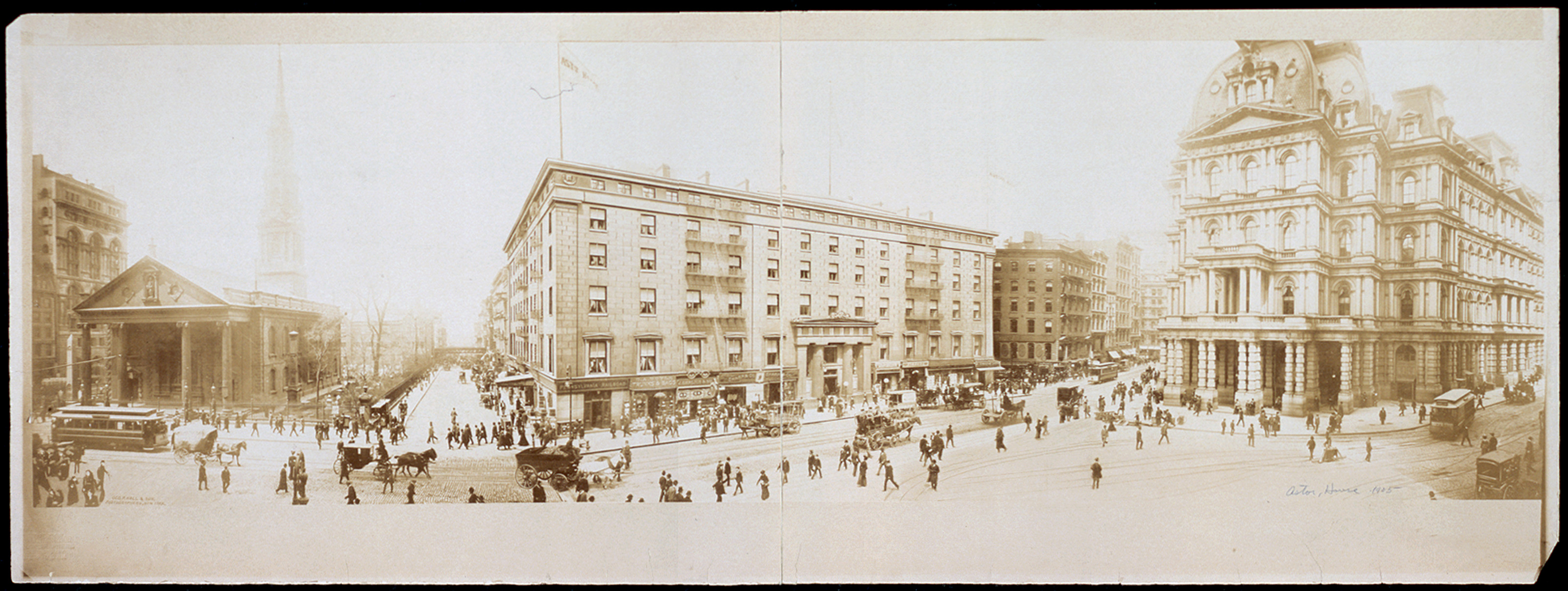 Astor House New York, 1905, 1905 — historic image